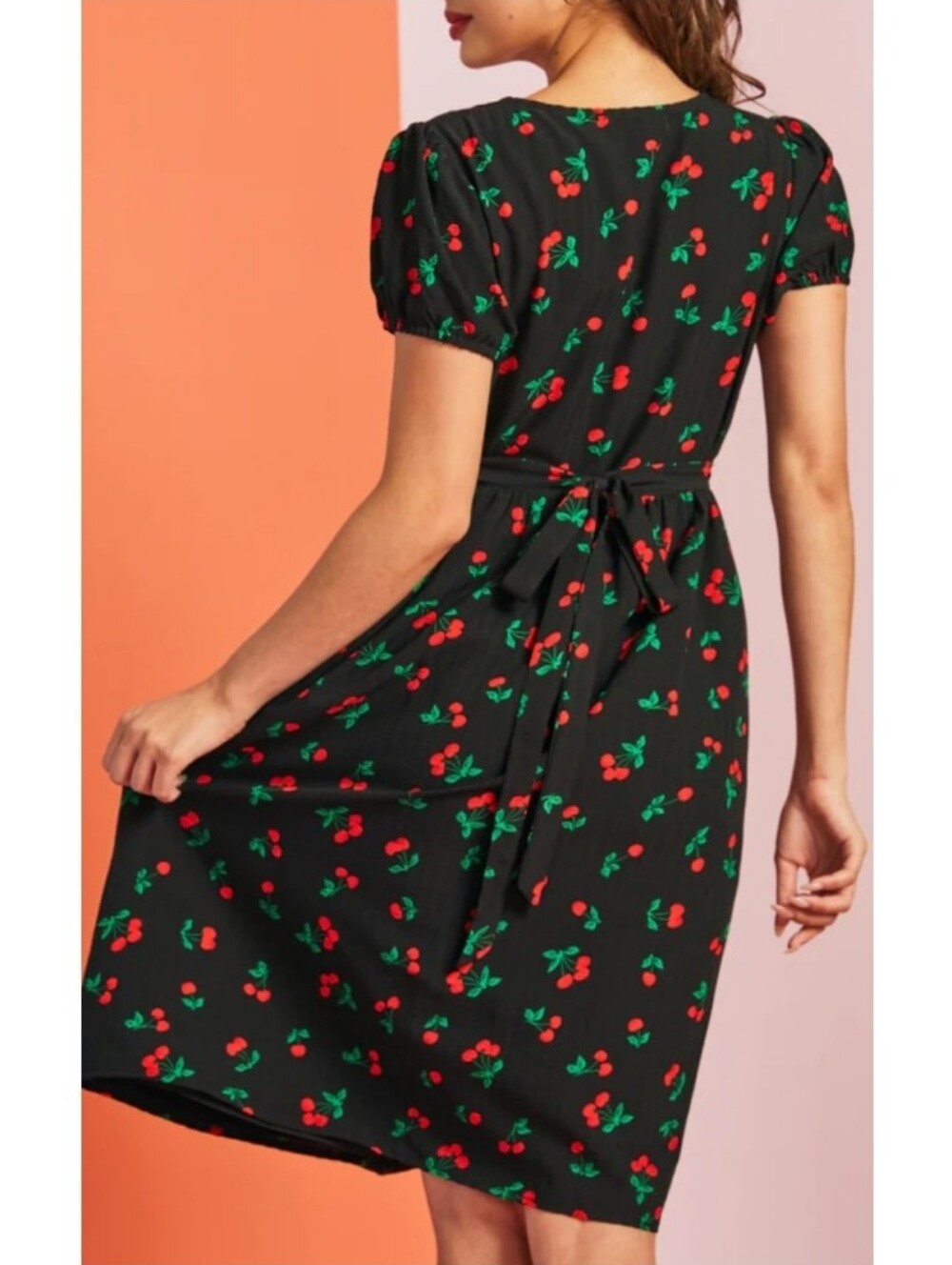 Retro Cherry Dress - Picture 2 of 7